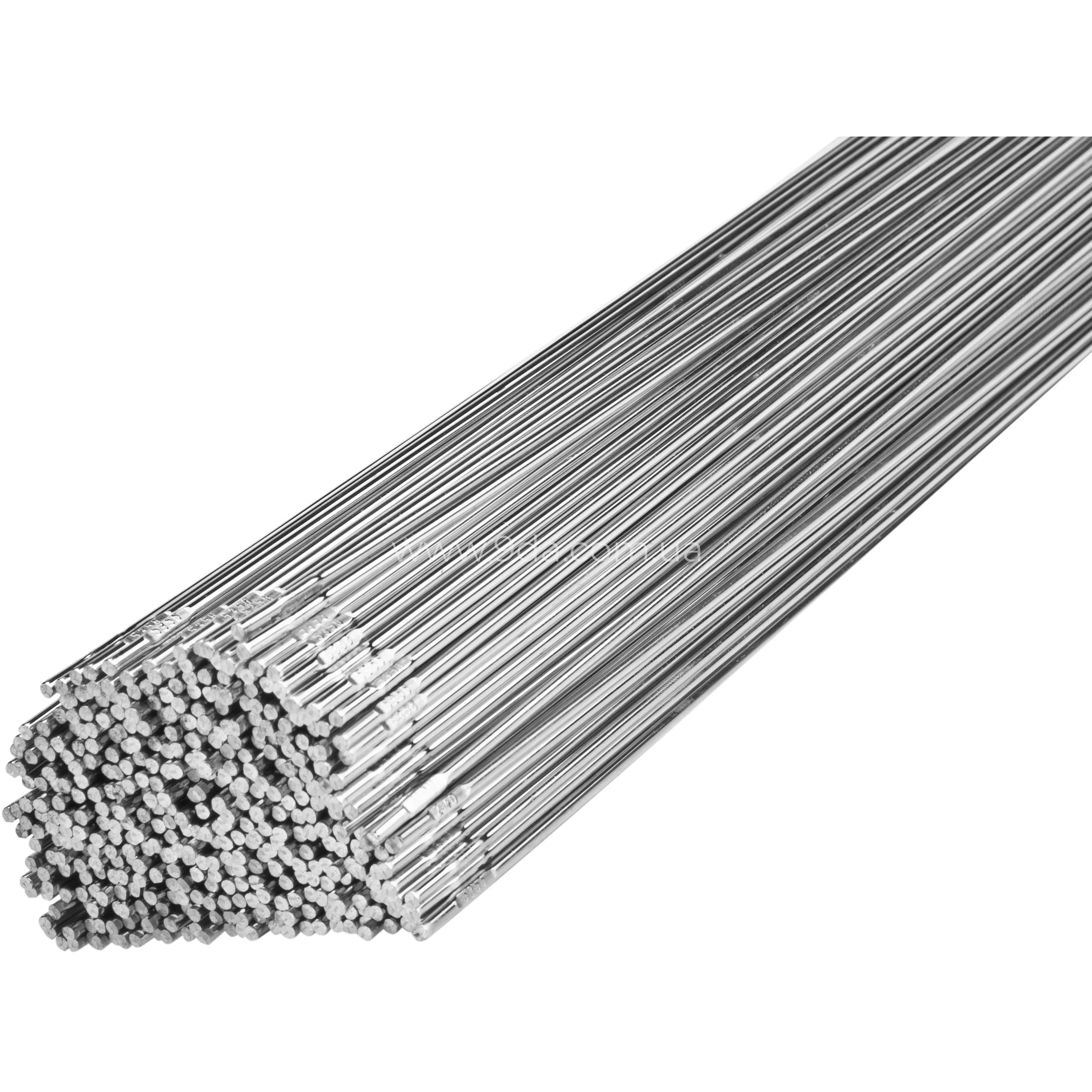 Дріт зварювальний алюмінієвий 1,6мм, ER4043, TIGWELD AlSi5, пруток, упаковка 2,5кг, Metalweld - 1