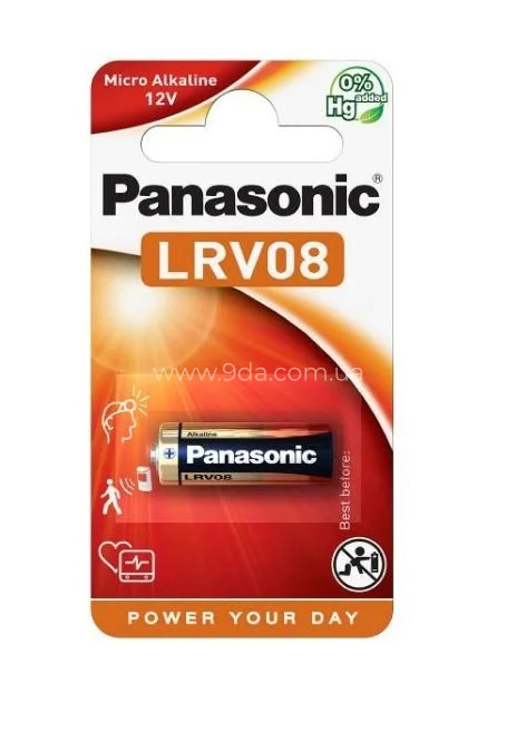 Батарейка Panasonic MN21 (23A, A23, LRV08) 12V - 1