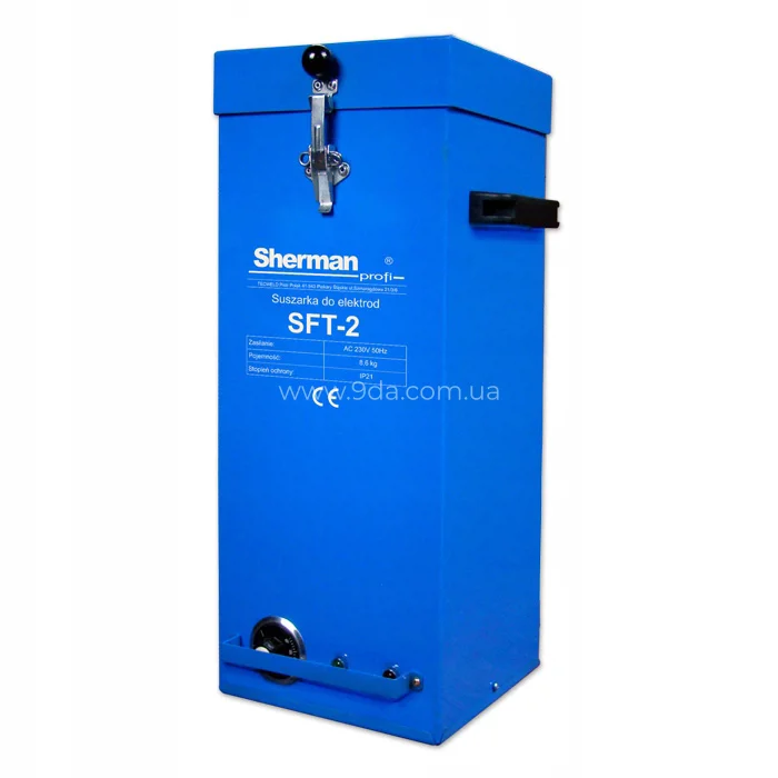 Контейнер для сушіння та зберігання електродів, завантаження 8,6кг, 50-300°C, 230В, 800Вт, SFT-2, Sherman profi - 1